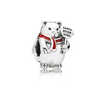 Charm Pandora Donna Natale in Argento 796466EN39 - 796466EN39